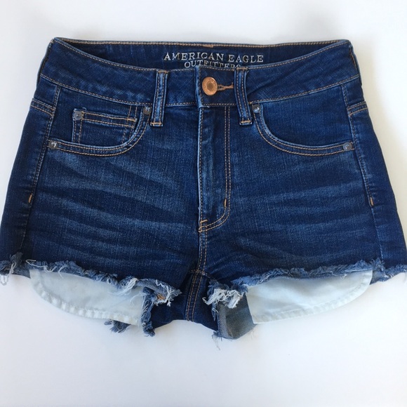 American Eagle Outfitters Pants - American Eagle Hi Rise Shortie Shorts